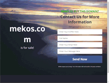 Tablet Screenshot of mekos.com